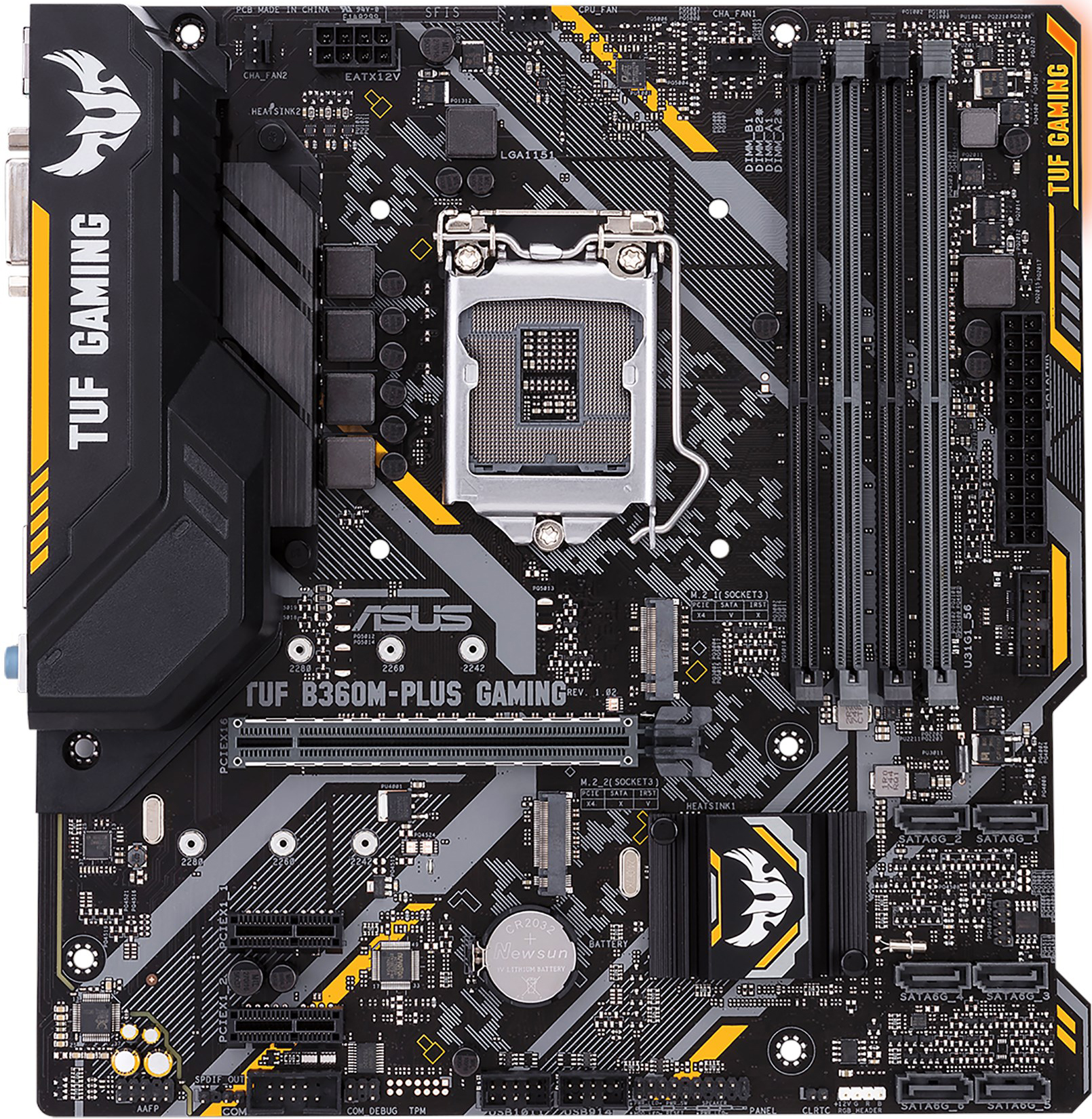 Asus TUF B360M-Plus Gaming - Motherboard Specifications On